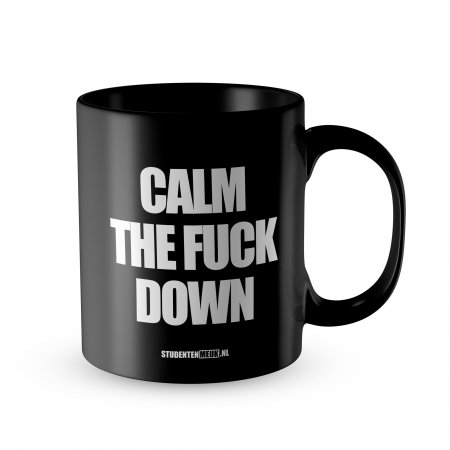 Calm The Fuck Down - Zwart