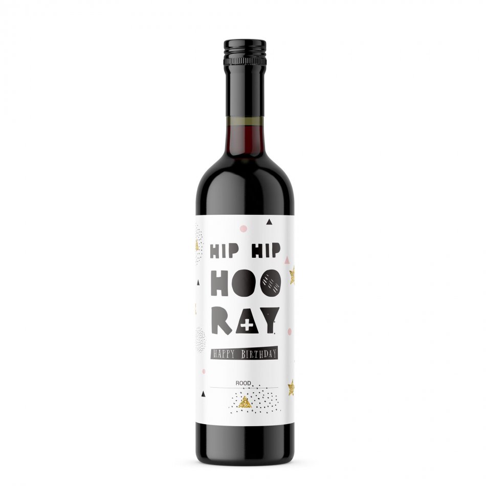 Hip Hip Hooray - Rood