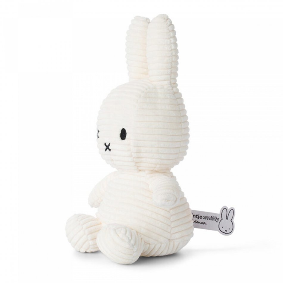 Nijntje Corduroy off white knuffel 23 cm
