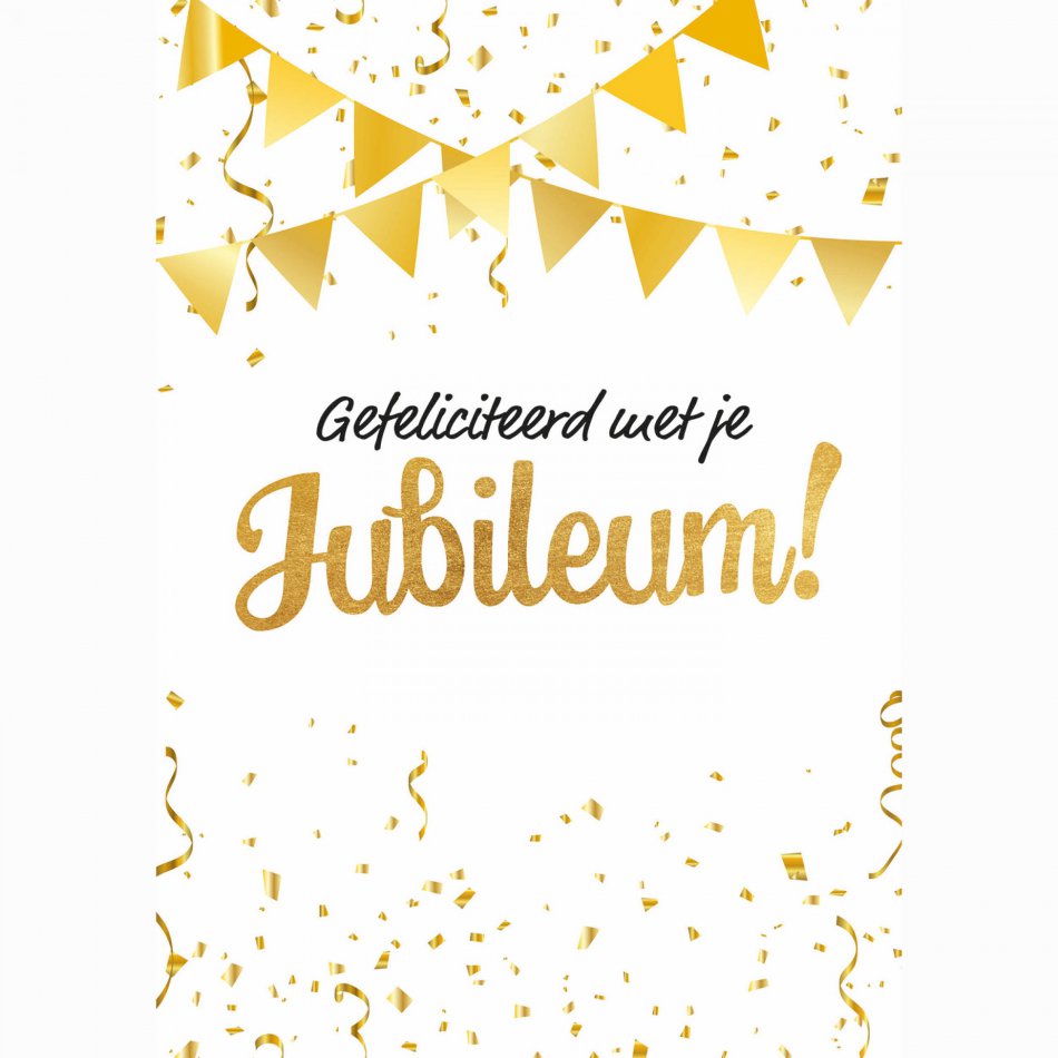 Pensioen Gefeliciteerd met je jubileum!