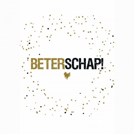 Beterschap Black & gold dots