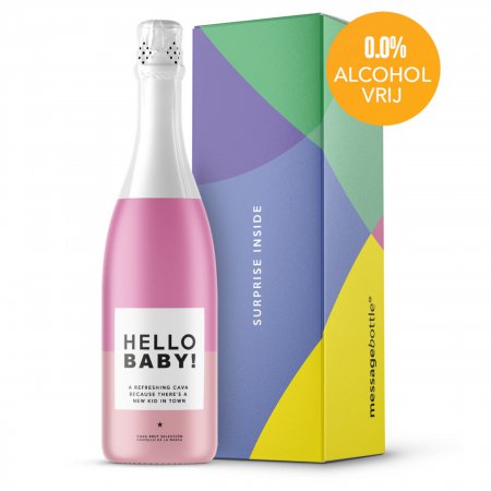 Hello Baby! Roze Alcoholvrij