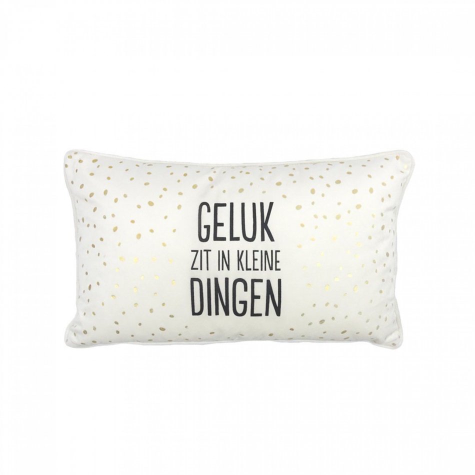 Sierkussen - Geluk zit in kleine dingen