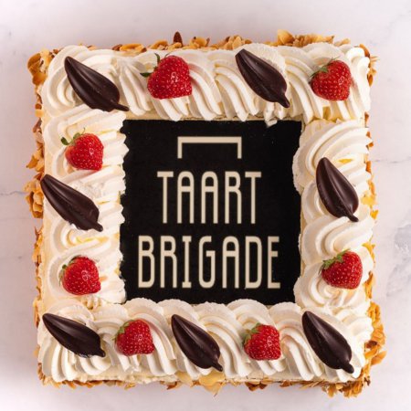 Luxe slagroomtaart 16 personen