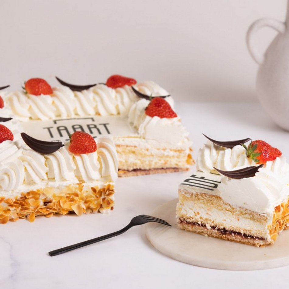 Luxe slagroomtaart 20 personen