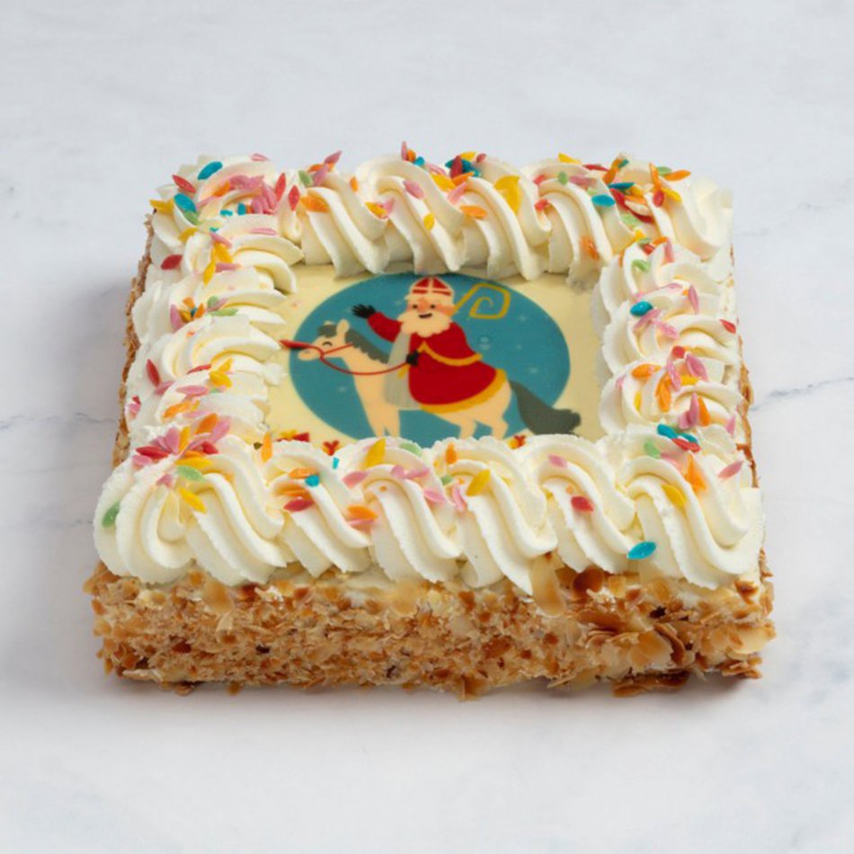 Sinterklaas Slagroomtaart 10 personen
