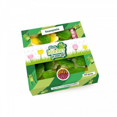 Snoeppakket Daar Kikker je van op!