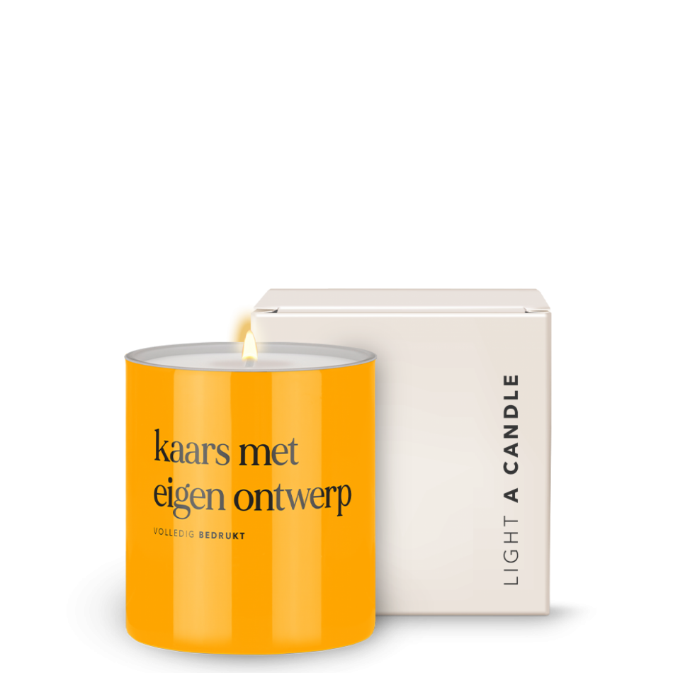 Kaars met eigen ontwerp