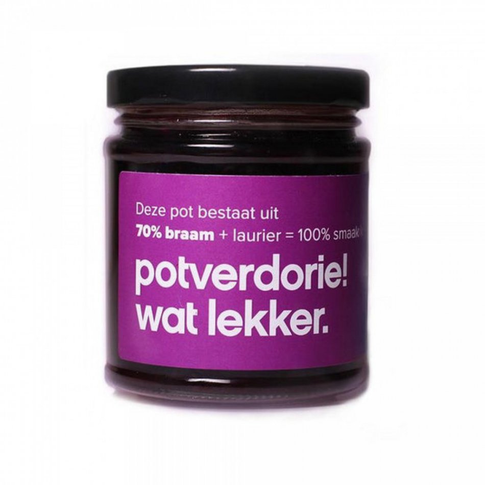 Potverdorie! Bramen-laurierspread, 210 ml